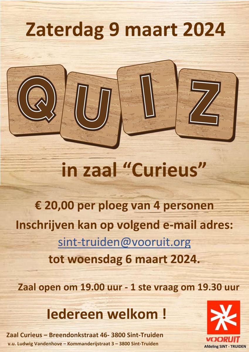 Januari 2024 Ludwig Vandenhove   17012024 Quiz Sinttruiden 9 Maart 0 